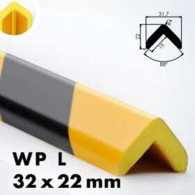 sikkerhedsprofil i gul og sort